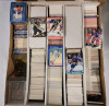 Early 1990s NHL Hockey & MLB Baseball Trading Card Singles in Five Slot Long Box . 1000+ Cards - 2