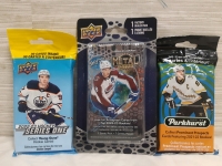3 New Sealed Packs | Of Upper Deck NHL Trading Cards | 3 Packs 67 Cards Total
