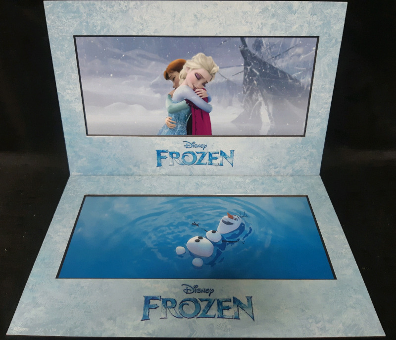 2 New | Disney Frozen Olaf Swimming & Elsa and Anna Hugging Wall Art ( Both 17" x 11" )