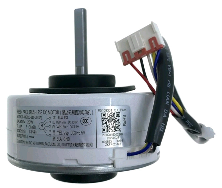 New Origparts | Air Conditioner Resin Pack Brushless DC MotorlFan * Retails for $106.46*WZDK20-38G(RD-310-20-8A) 11002015000248