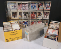 Early 1990s NHL Hockey Trading Card Singles . 900+ Cards Various Years & Companies