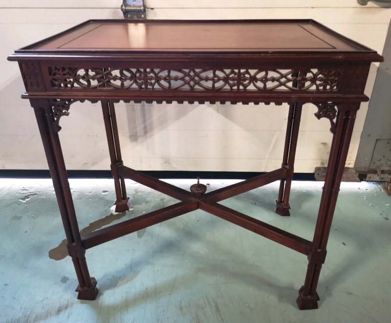 Lovely Vintage Wooden Side Table - 24.5"Lx17"Wx25.5"H