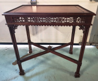Lovely Vintage Wooden Side Table - 24.5"Lx17"Wx25.5"H