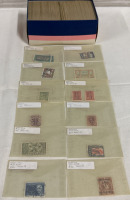 Huge Vintage Stamp Collectors Lot Including a Large Assortment of Stamps From Around The World Organized and Labeled