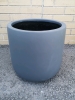 New Green Theory Light-Weight Fiberglass Planter Matt Grey 13" h 13" d