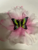 Butterfly Brooch Black Green Purple Enamel Uranium - 6