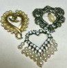 Three Romantic Renaissance Style Brooches