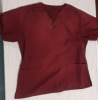 New | Large Red Scrubs, Lot Includes 2 Shirts and 1 Pair of Pants - 2