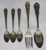 Birks Sterling Silver Tea Spoons and Fork & Sterling Silver Spoon .