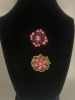 Ruby & Pink Rhinestone Fabulous Brooches - 3