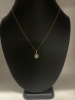 14K White Opal Pendant with Chain Luminous - 4