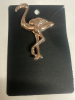 Signed CORO CRAFT Sterling Rare Flamingo Rose Gold Brooch - 6