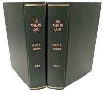 Antique 1909 | Volumes I & II : The Andean Land (South America) by Chase S. Osborn with Over 50 Illustrations and Four Maps