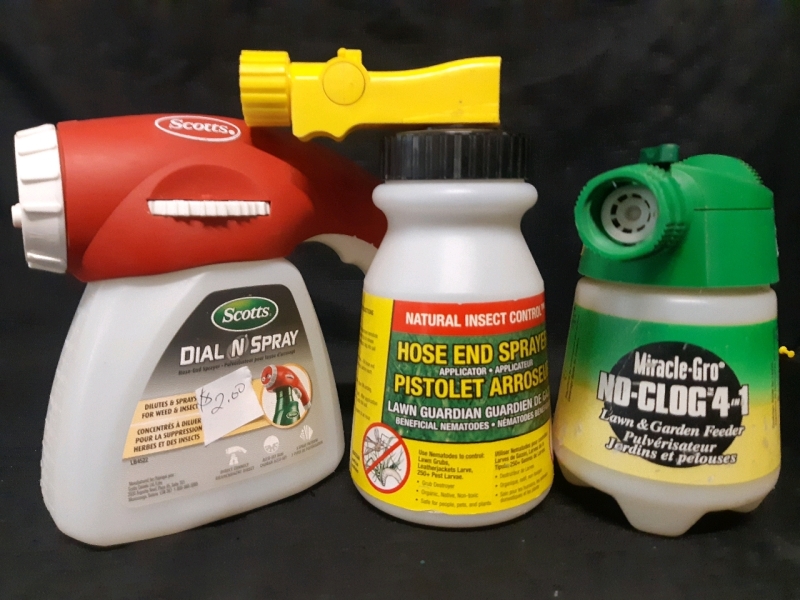 3 Assorted Lawn Sprayers | Ranging in Size From 6.5" -8" Tall