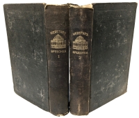 Antique 1842 | Volumes I & II | Speeches and Forensic Arguments by Daniel Webster | With Edition - Boston, Tappan & Dennet