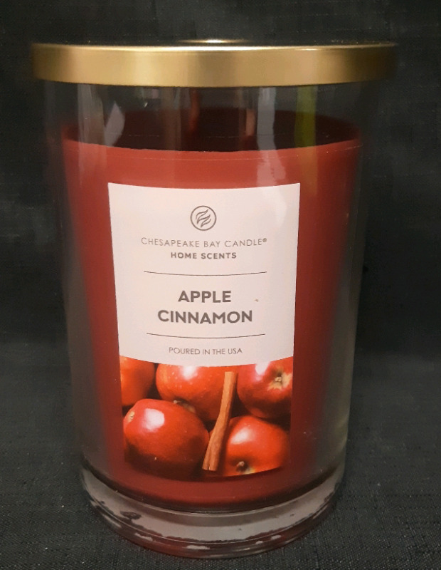 New Chesapeake Bay Candle Home Scents | Apple Cinnamon Scented Candle 19OZ * 6" Tall *