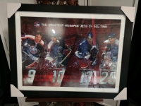 New Framed Winnipeg Jets All Time Greats Hockey Print