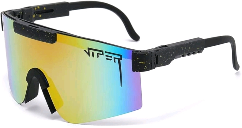 New Unisex Sports Polarized Sunglasses, UV400 Protective Sports / Cycling Sunglasses with Adjustable Arms