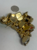 Amazing Fruit Salad Glass Rhinestone Large Brooch Vintage Prong Set - 3