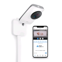 New MIKU HD Smart Baby Monitor with Real-Time Breathing & Sleep Tracking & Monitoring | With Wall-Mount Kit | Retails for Over $250 USD!
