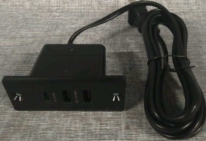 New Furniture Power Distribution Unit 2 USB 1 USB-C