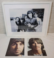 The Beatles Photo Print in Frame & The Beatles White Album George Harrison & Paul McCartney Photos