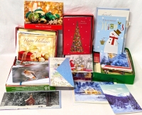 Large Lot of New Christmas & Holiday Cards & Envelopes | Various Sizes up to 6 5" x 4.6" (Folded)