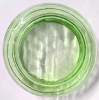 Fantastic Unsigned Anchor Hocking Block Optic Uranium Glass Candy Dish | 5.75" Diameter x 2.5" Tall (No Lid) - 6