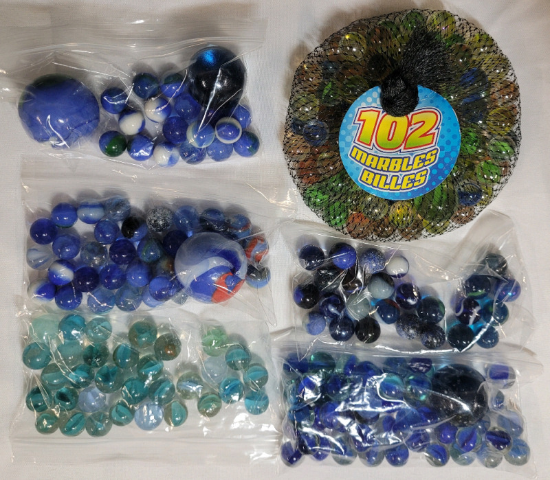 Large Lot of Various Marbles