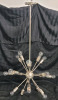 Sputnik Chandelier 18 Light Ceiling Light . Measures 45" tall & 27" Wide