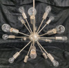 Sputnik Chandelier 18 Light Ceiling Light . Measures 45" tall & 27" Wide - 2