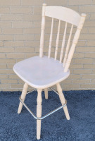 Swivel Bar Stool with Footrest . Seat Measures 23" Tall