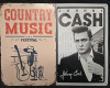 2 New Metal Wall Signs | Johnny Cash & Country Music Festival ( 8" x 12" )