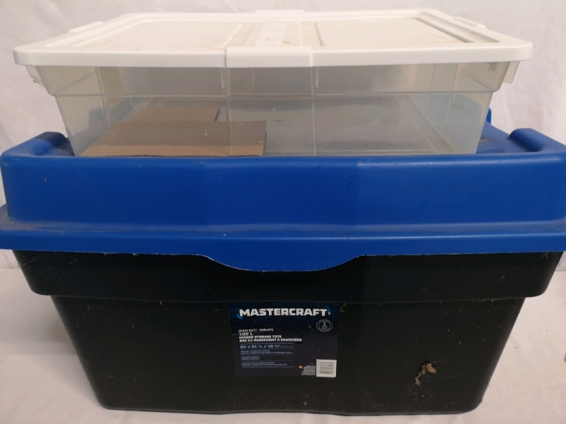 2 Storage Totes with Lids