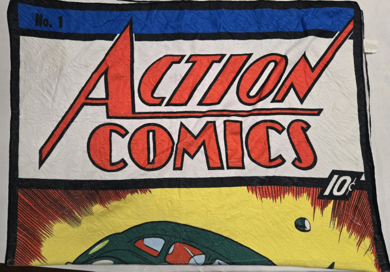 Cutefly | Superman Action Comics Beach Towel / Wall Banner ( 37" x 54" )