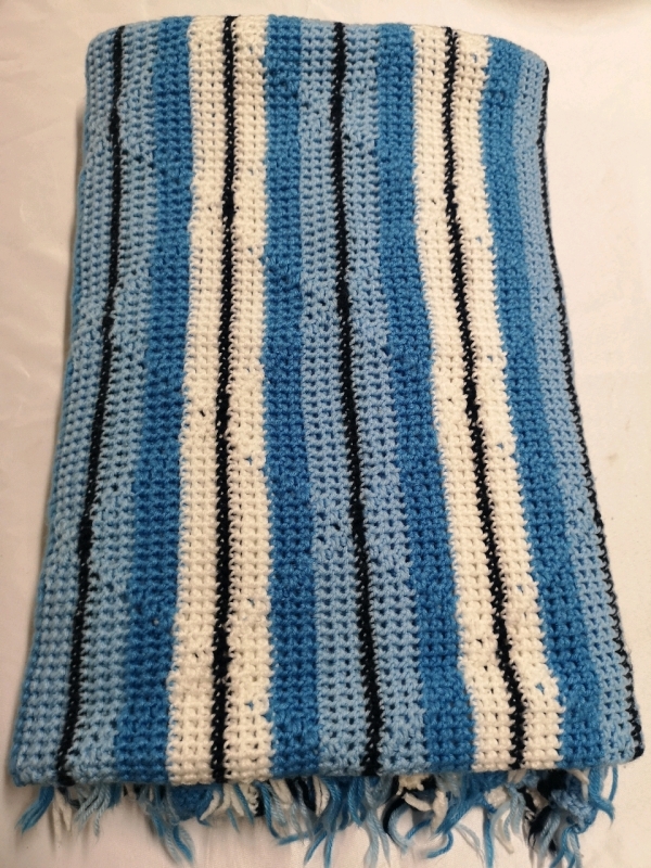 Afghan Blanket - 84" long & 40" wide