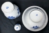 Antique "Flow Blue" Huron F Winkle & Co Ltd England Transferware / Whieldon Ware Pitcher, Washbasin & Vase - 4