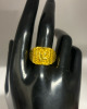 Eagle Band Ring 925 Sterling Silver Gold Over - 2