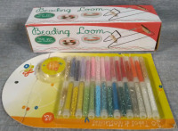 New Beading Loom & set of 30 tubes of beads