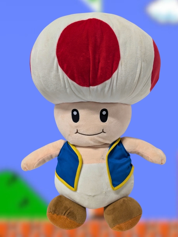 Huge Super Mario "Toad" Plush | 20" Tall