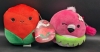 4 Smaller Squishmallows (Cookie & Walsh 6", Gina & Seymore 4") + 3.25" Squishville Rita in Rainbow - 2