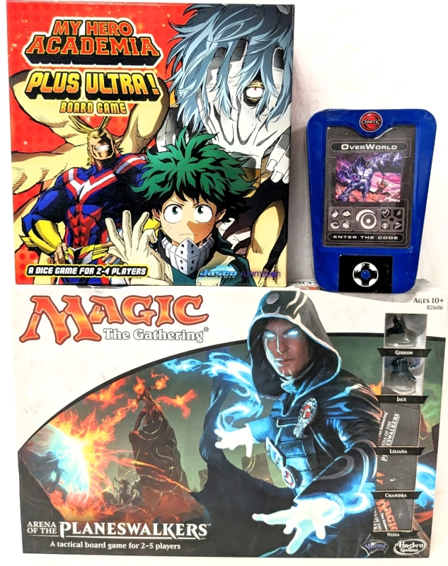 Trading Card & Board Games | My Hero Academia Plus Ultra! , Magic the Gathering Area of the Planeswalkers & Chaotic Overworld TCG Cards in Tin