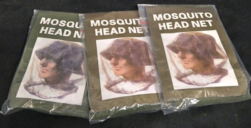 3 New Mosquito Head Net Covering