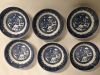 Vintage Churchill Willow Plates + Johnson Bros. Nappies - Made in England - 4