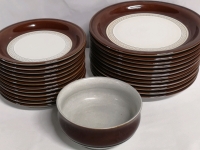 Denby Stoneware Plates + Bowl - Made in England