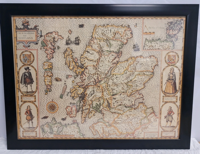 The Kingdom of Scotland Framed Print , Measures 26.5"×21.5"