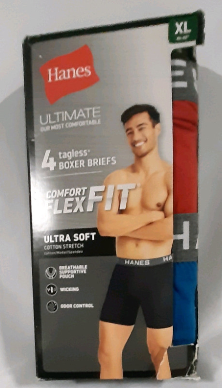 New-Hanes Tagless Boxer Briefs XL