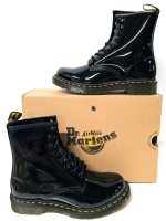 New Ladies Size 8 | Dr Martens Patevt Lamper 1460W Black Boots | 11821011 | Retails for Over $100!