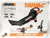 Wow! New Worx Trivac 12 Amp All-In-One Blower / Blow-Mulch-Vac w 10 Gallon Bag | WG505 | 16:1 Mulch Ratio | Retails for Over $100! - 2