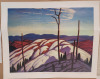 " Algoma, Lake Superior " Unframed Print by Group of Seven Artist Lawren Harris . Issued by Group of Seven Publishing - 2